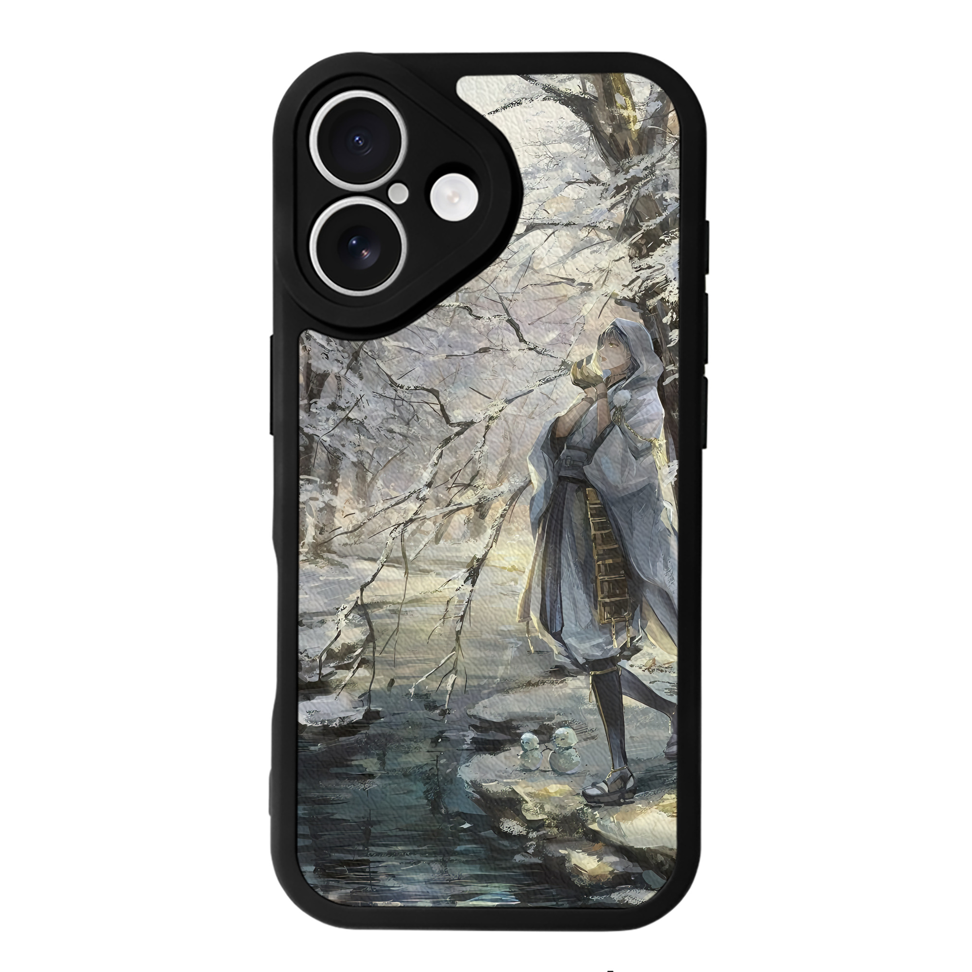 （画像用） 刀剣乱舞 Touken Ranbu 【iPhone 16シリーズ対応】シリコンスマホケース（レザー調） 材質：シリコン